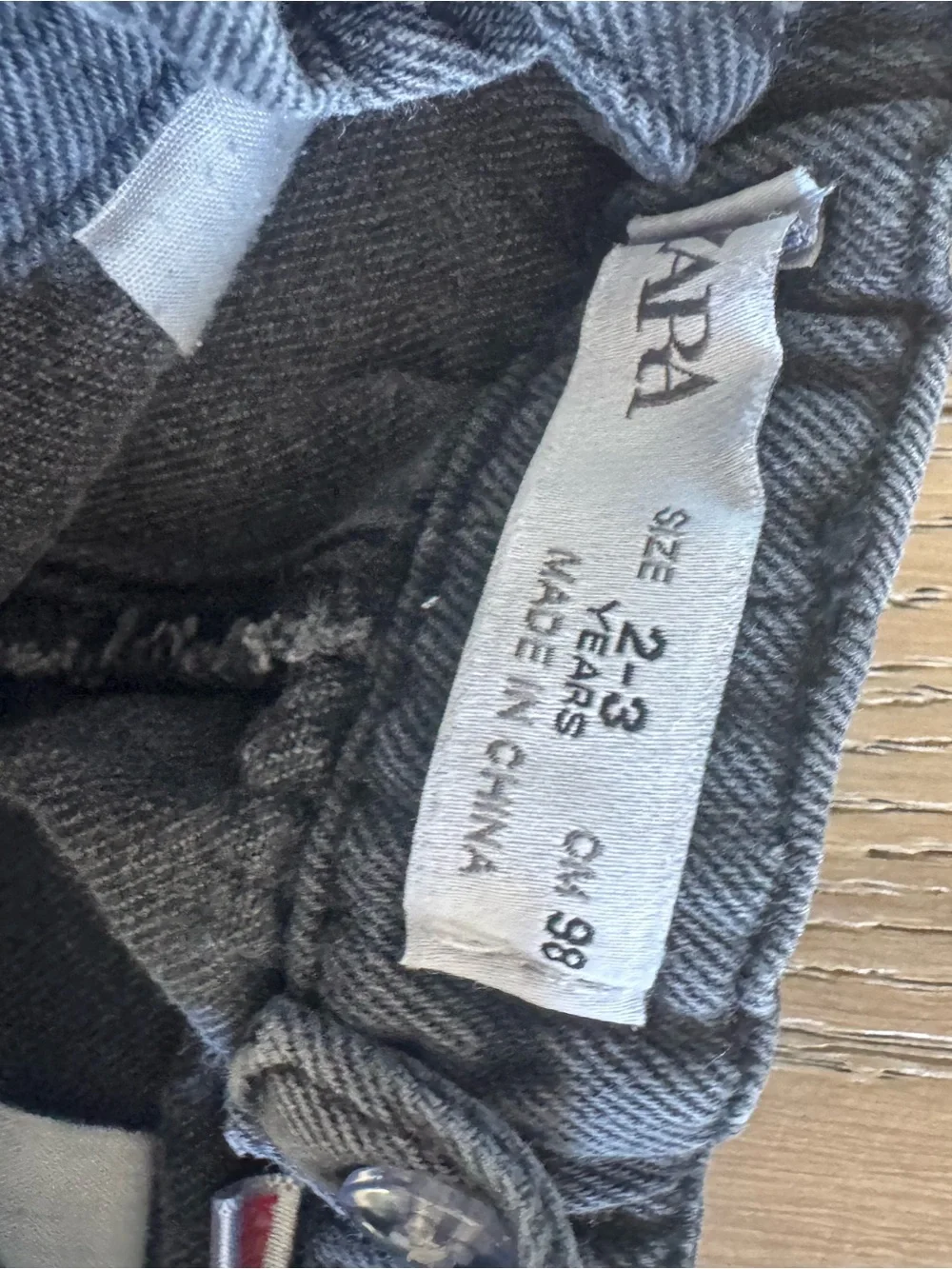 Zara Girl Overalls Black Size 2-3 Years